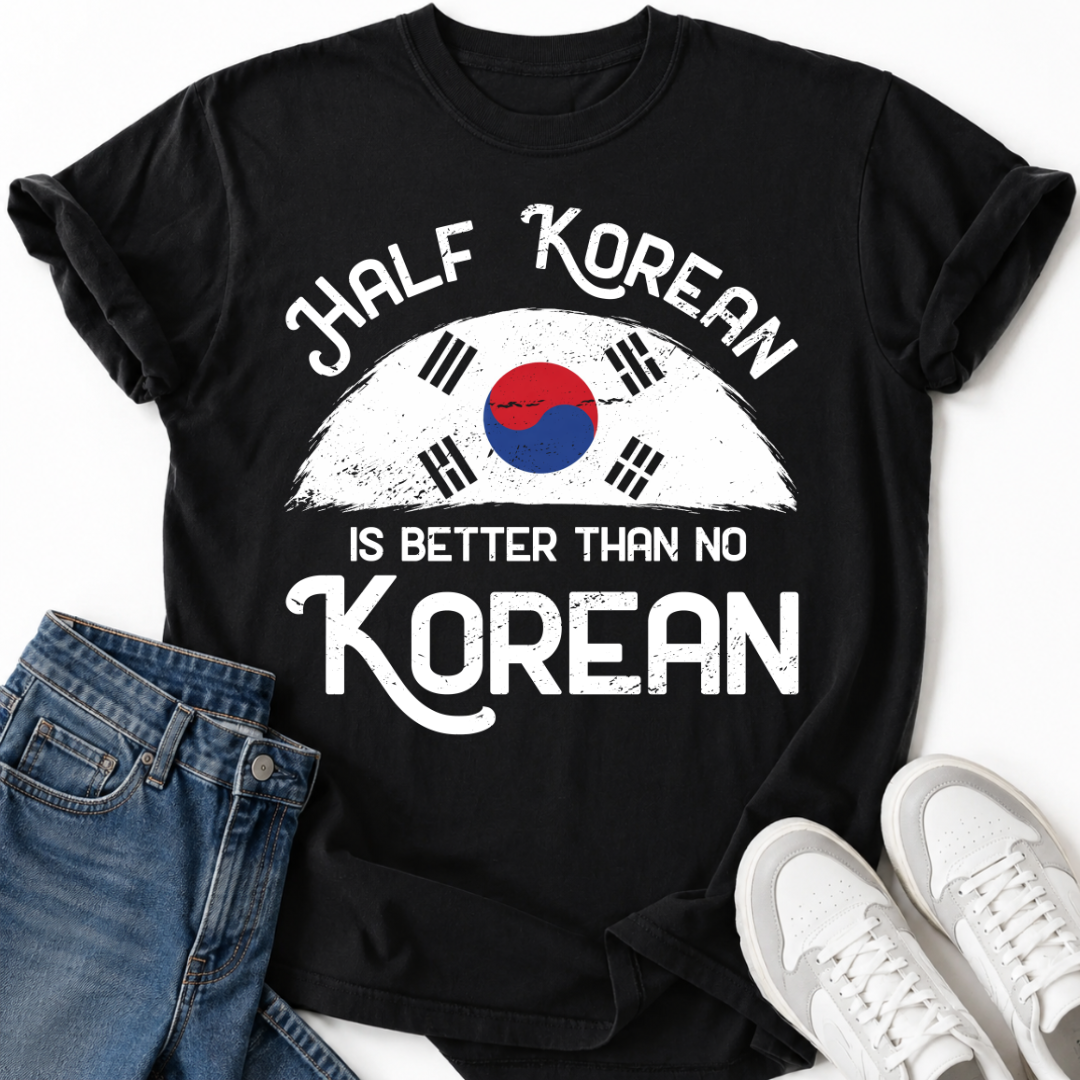 HALF KOREAN T-SHIRT