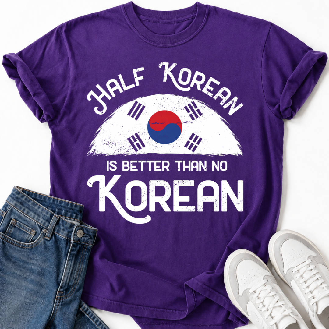 HALF KOREAN T-SHIRT