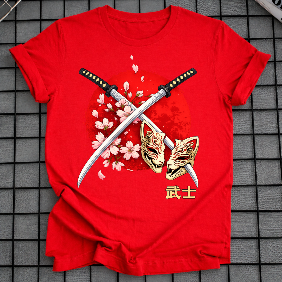 SAMURAI MASK SAKURA T-SHIRT