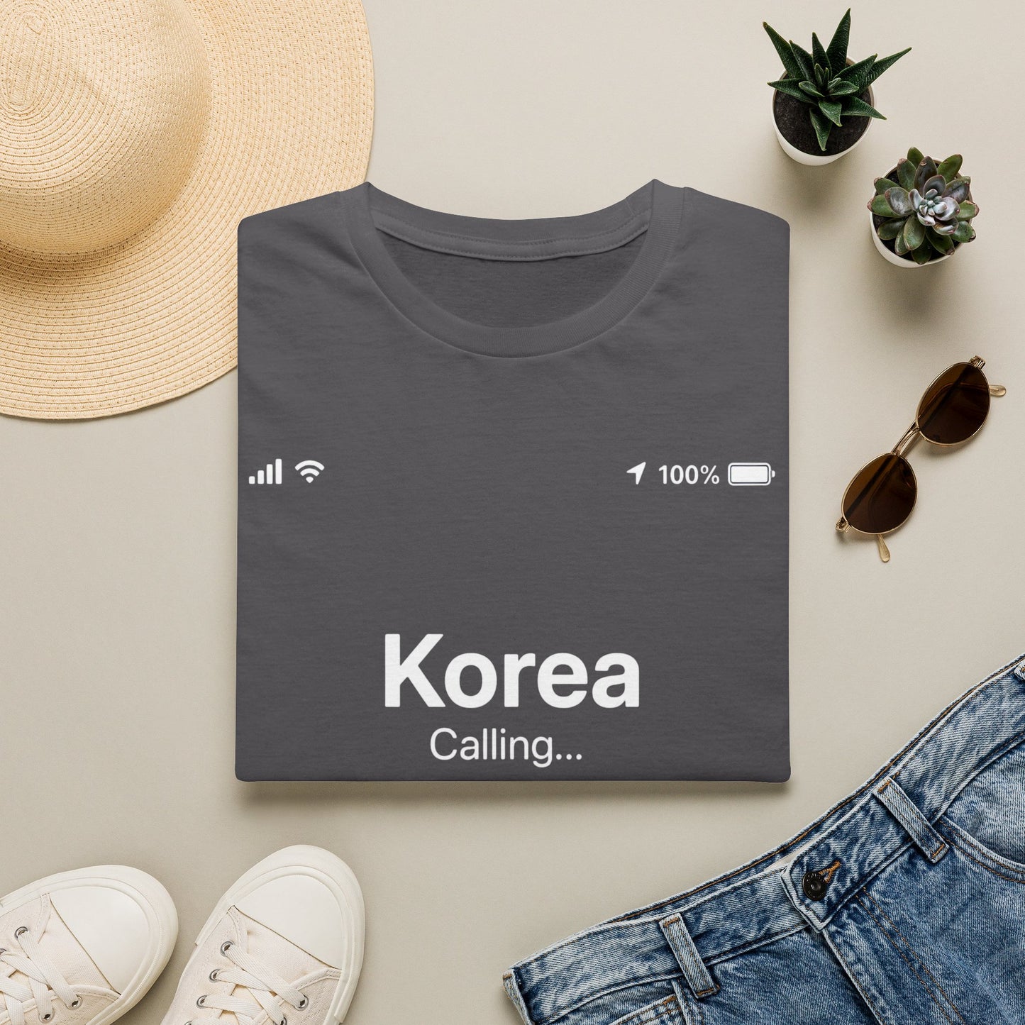 Korea Calling T-Shirt — Travel & Korea Lover Graphic Tee