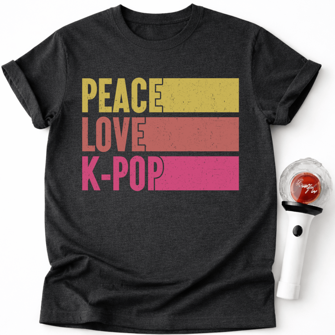 PEACE LOVE K-POP T-SHIRT