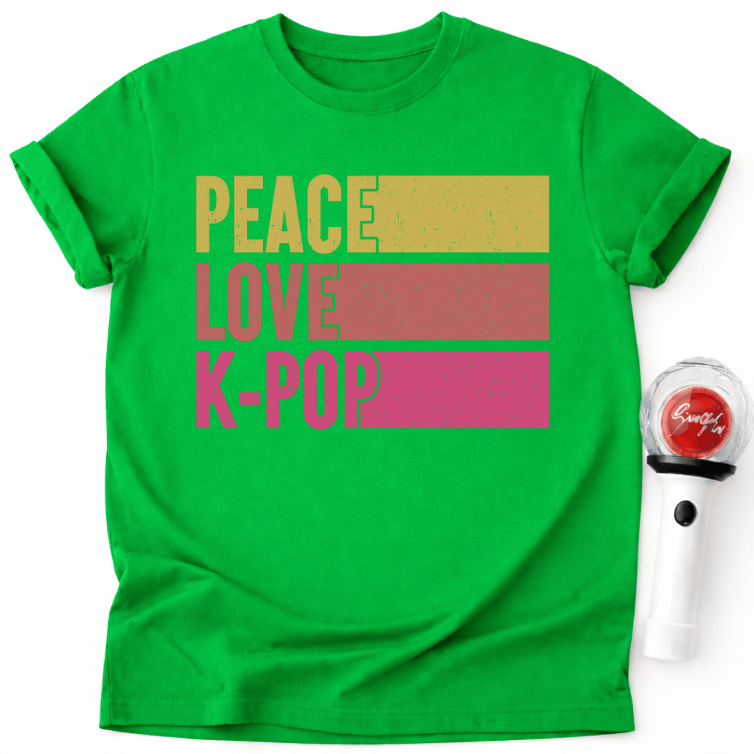 PEACE LOVE K-POP T-SHIRT
