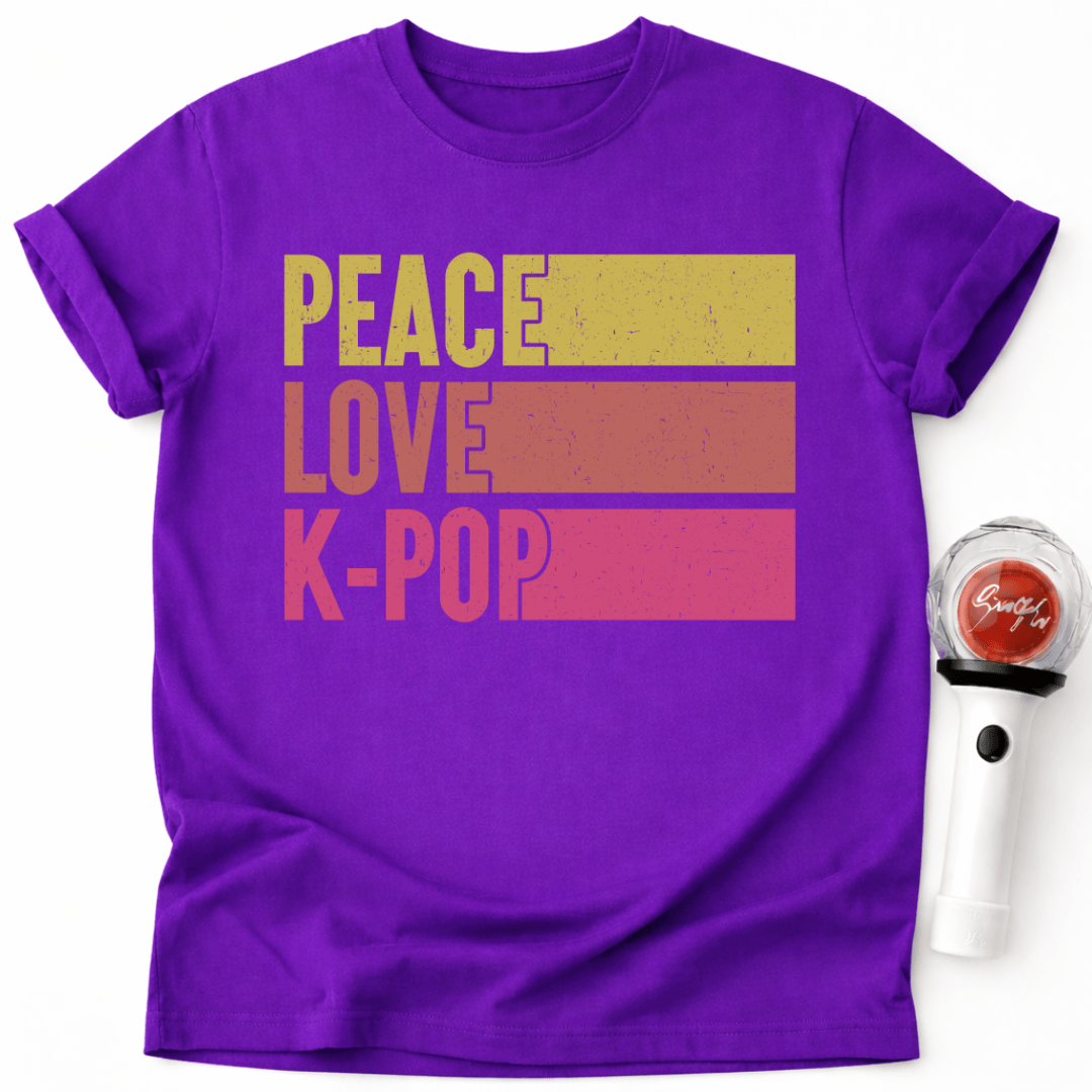 PEACE LOVE K-POP T-SHIRT