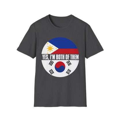 T-Shirt — Yes, I'm Both of Them (Philippines & South Korea)