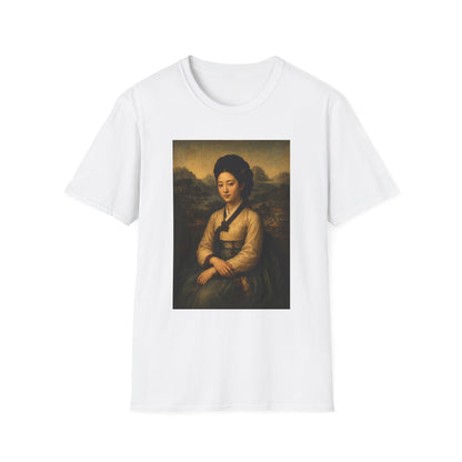 Portrait Tee — Vintage Asian Woman Oil Painting Graphic T-Shirt