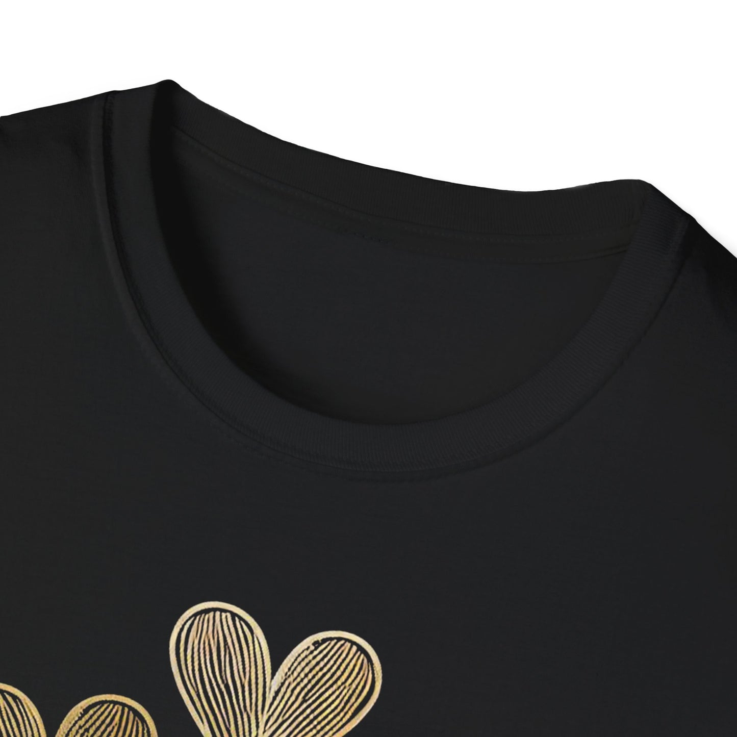 Love Gesture Unisex Softstyle T-Shirt - Heart Hand Graphic Tee