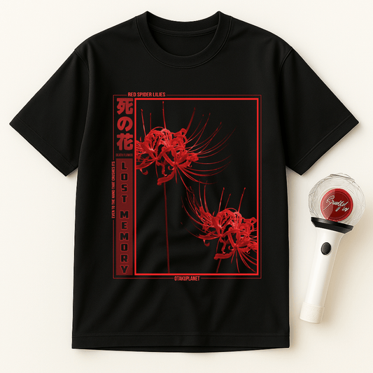 RED SPIDER LILIES JAPANESE STYLE UNISEX T-SHIRT