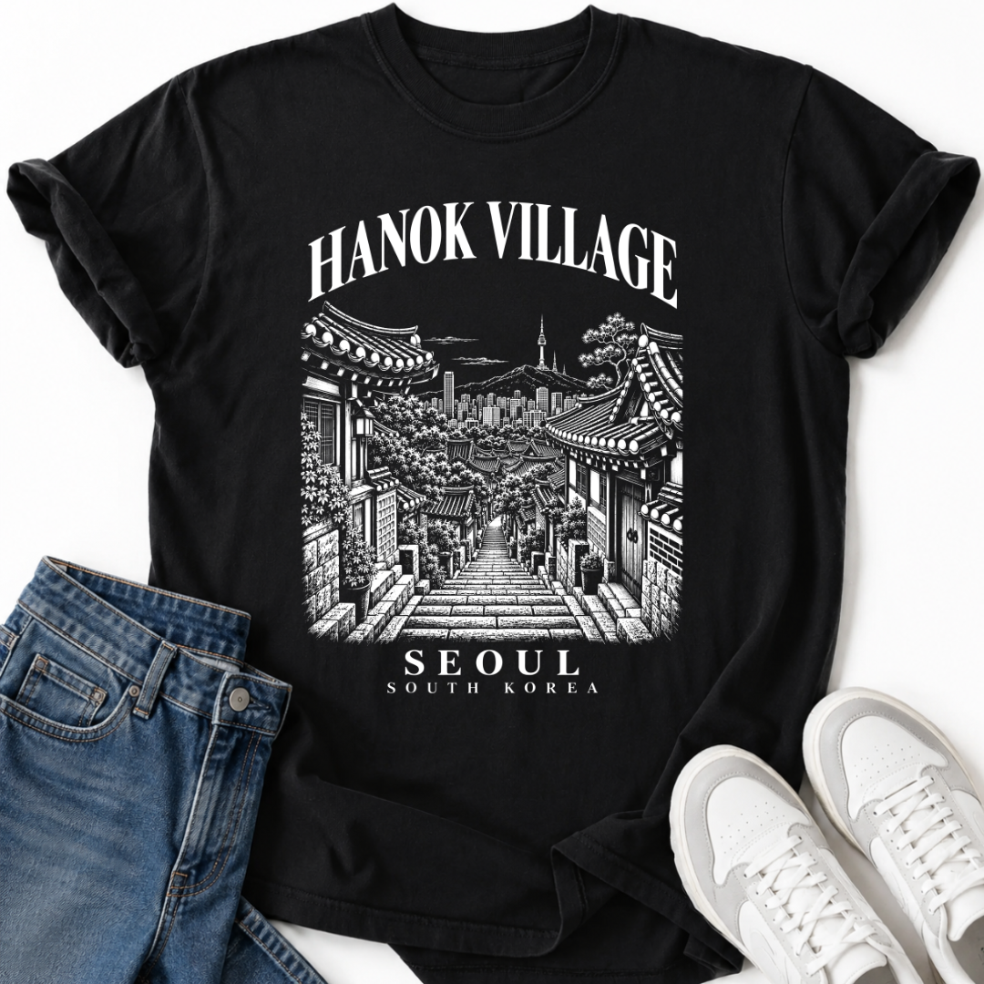 HANOK VILLAGE SEOUL T-SHIRT