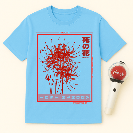RED SPIDER LILIES DEATH FLOWER UNISEX T-SHIRT