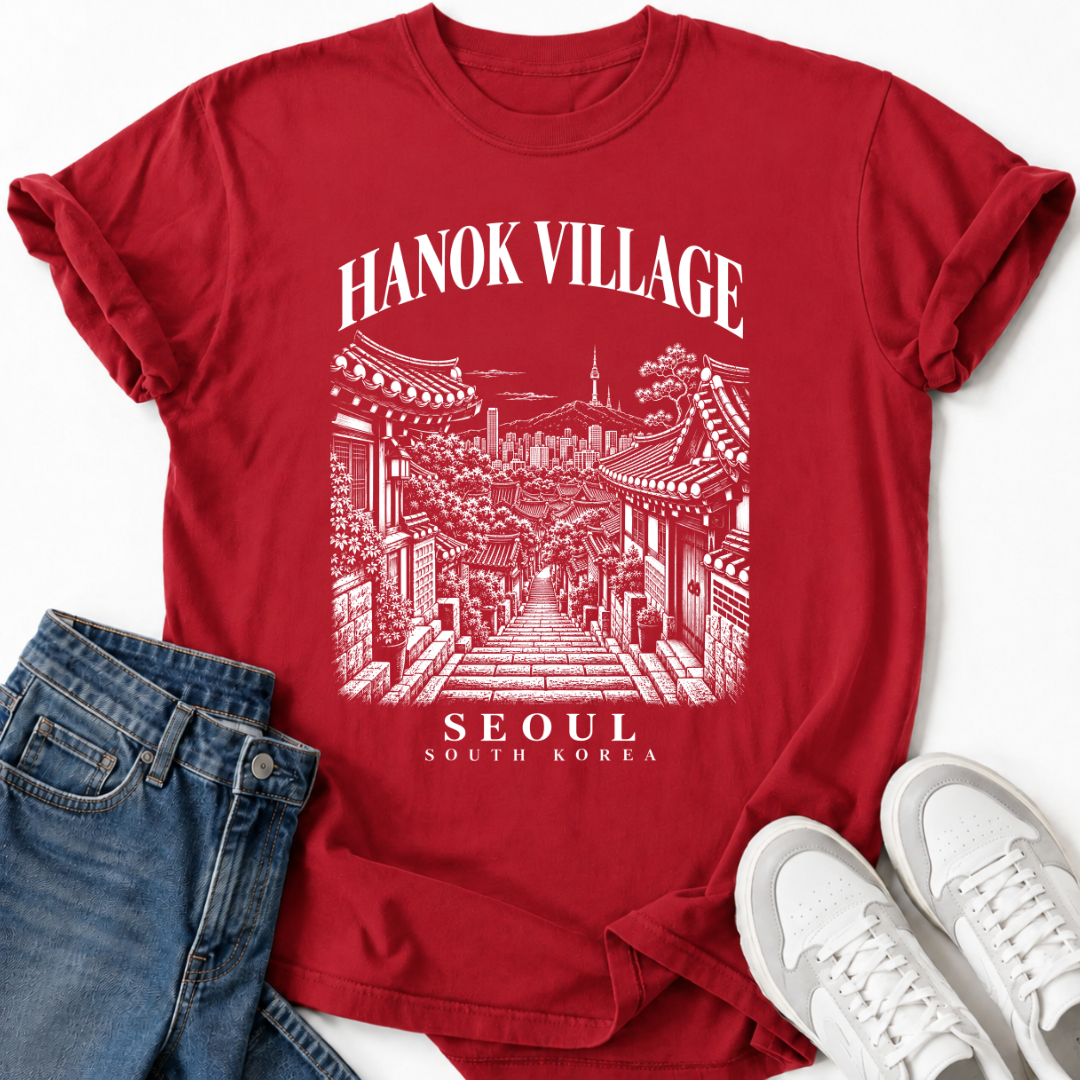 HANOK VILLAGE SEOUL T-SHIRT