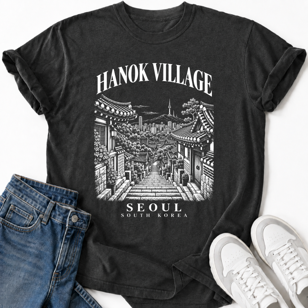 HANOK VILLAGE SEOUL T-SHIRT