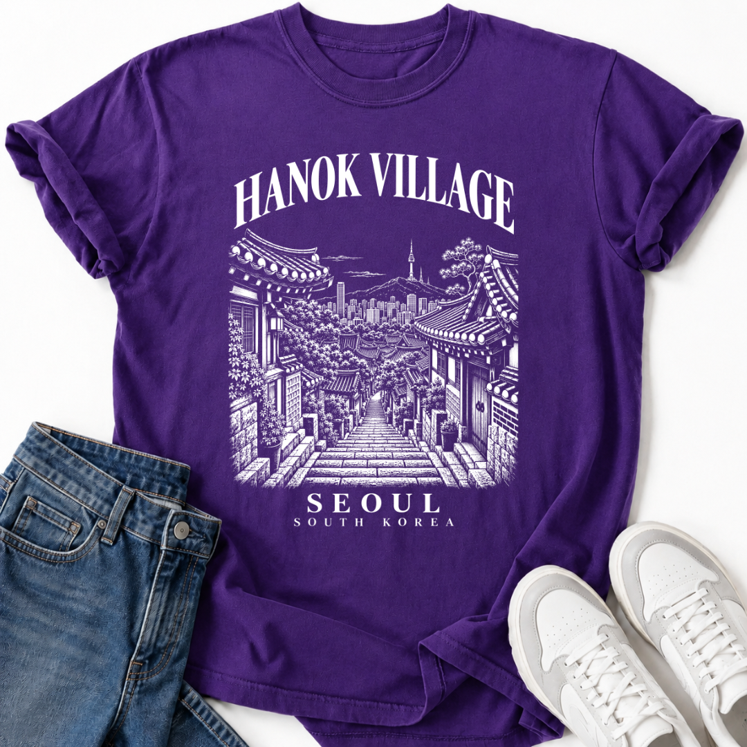HANOK VILLAGE SEOUL T-SHIRT