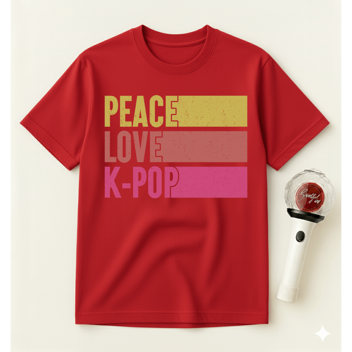 PEACE LOVE K-POP T-SHIRT