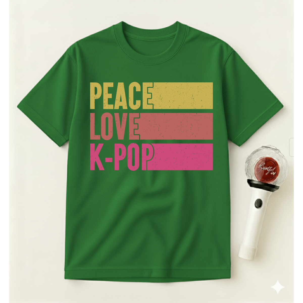 PEACE LOVE K-POP T-SHIRT