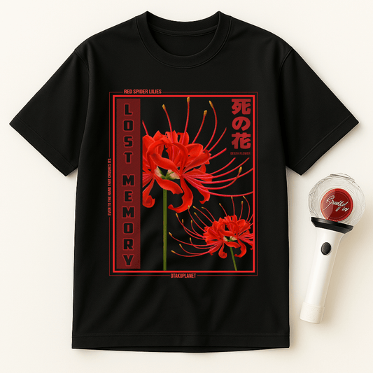 RED SPIDER LILIES UNISEX T-SHIRT