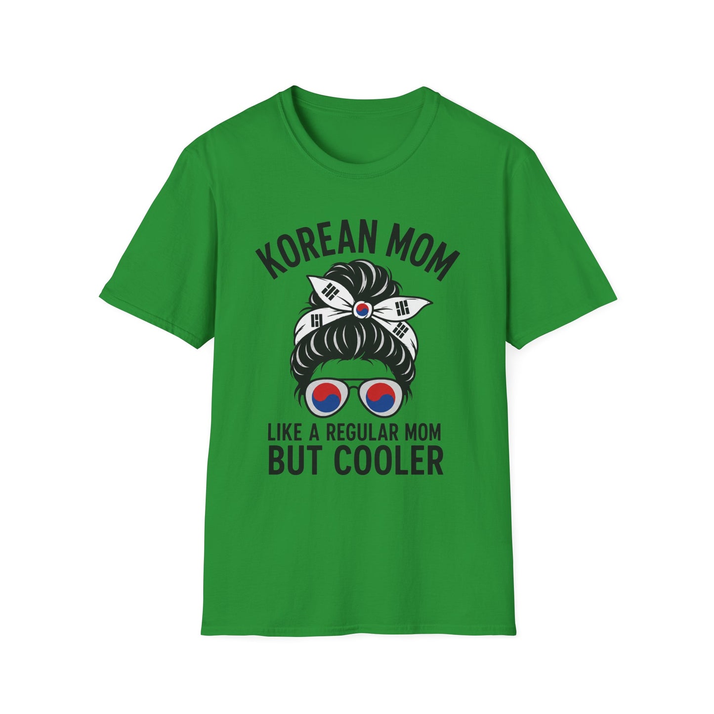 Korean Mom T-Shirt — "Like a Regular Mom But Cooler" Stylish Korean Pride Top