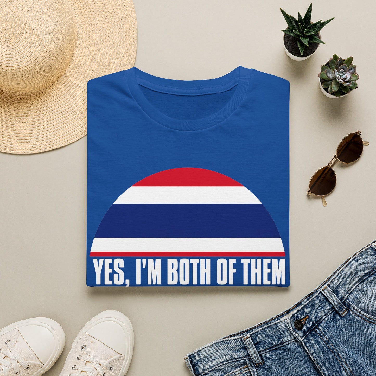 T-Shirt — Yes, I'm Both of Them (Korean-Thai Pride)