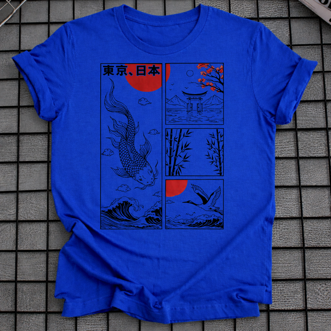 KOI WAVE T-SHIRT