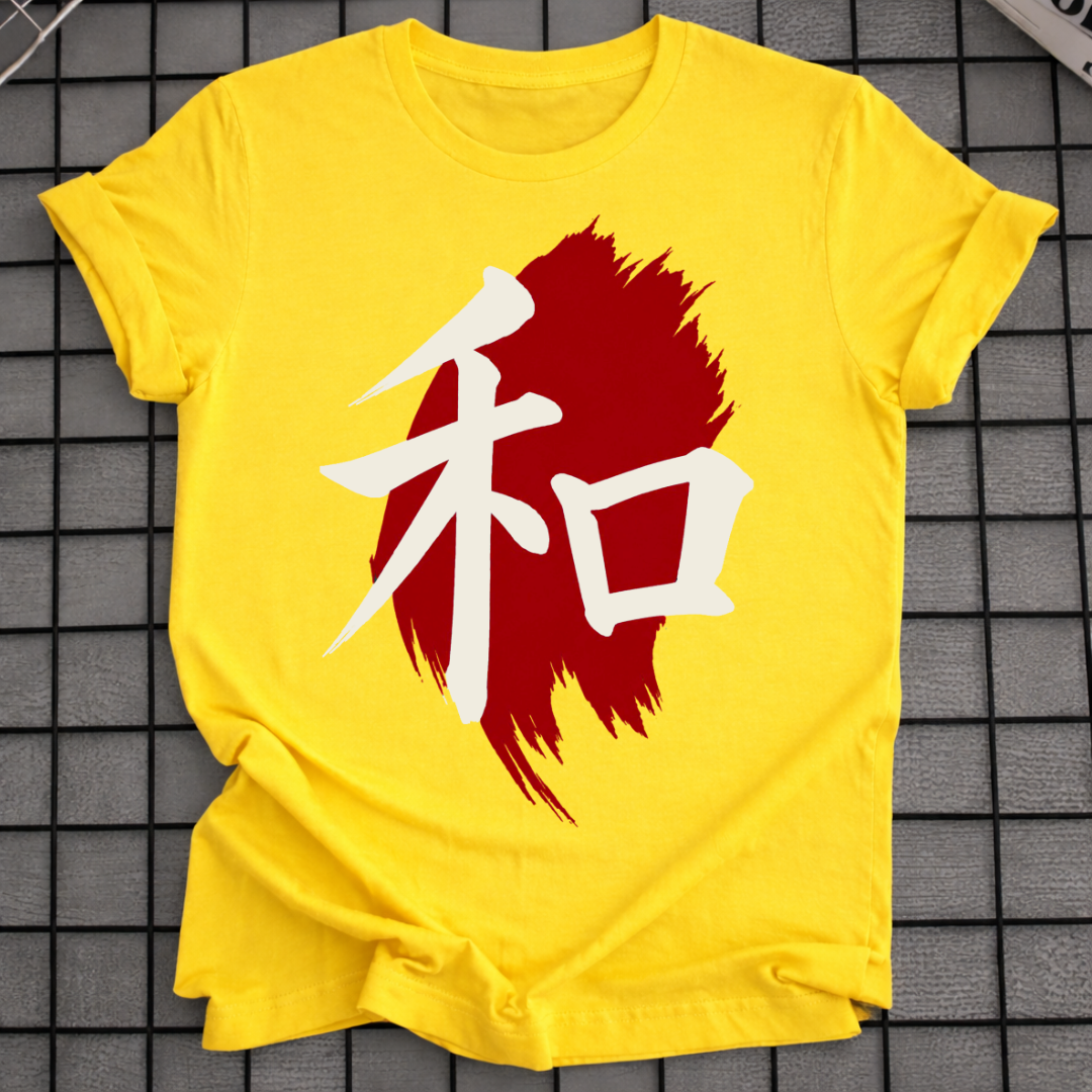 KANJI "WA" PEACE T-SHIRT