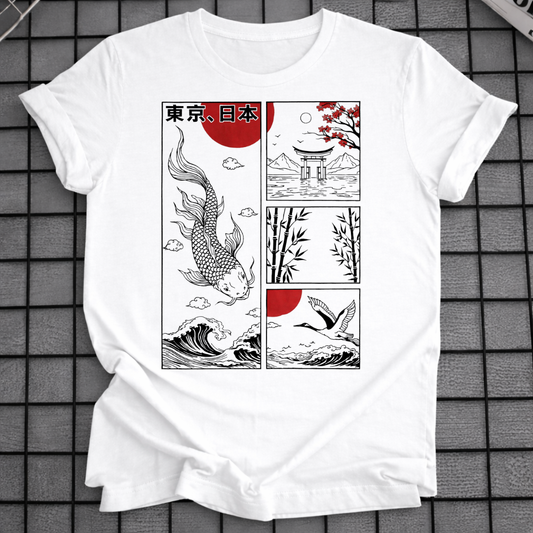 KOI WAVE T-SHIRT