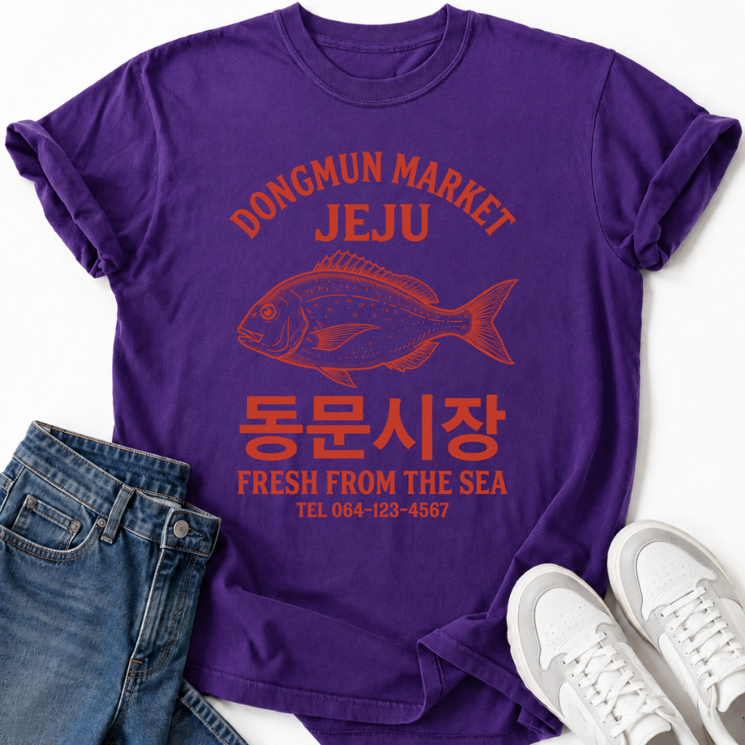 JEJU DONGMUN MARKET FISH T-SHIRT