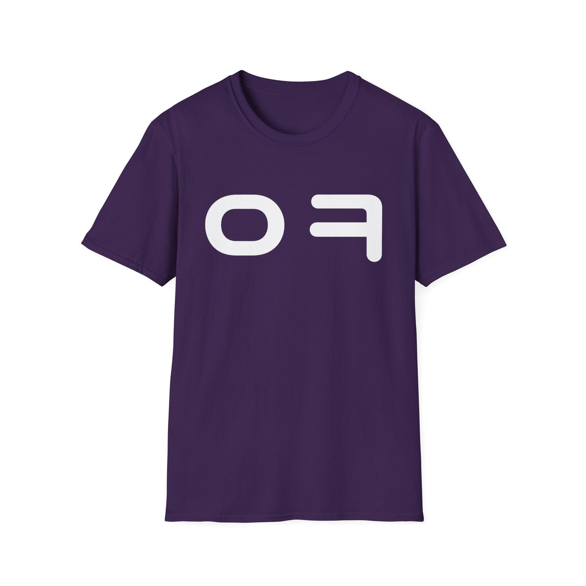 OF Minimalist Graphic T‑Shirt — Bold White Logo Tee