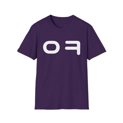 OF Minimalist Graphic T‑Shirt — Bold White Logo Tee