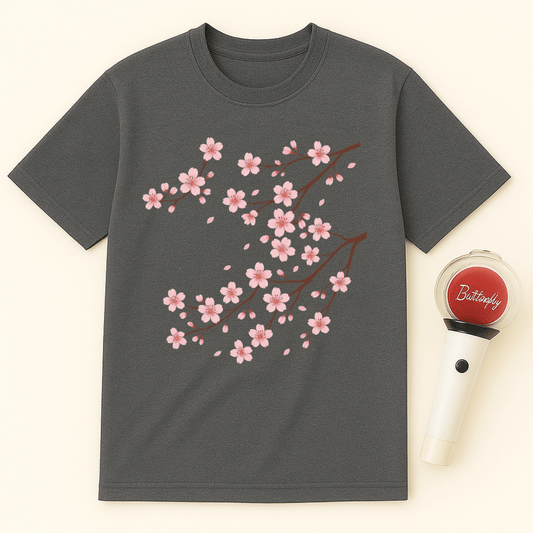PINK SAKURA SPRAY UNISEX T-SHIRT
