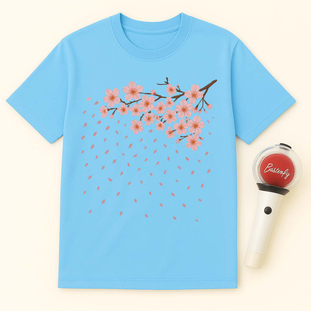FALLING SAKURA PETALS UNISEX T-SHIRT