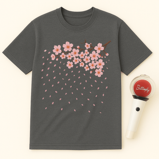 FALLING SAKURA PETALS UNISEX T-SHIRT