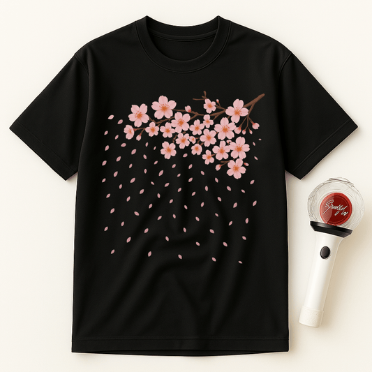 FALLING SAKURA PETALS UNISEX T-SHIRT
