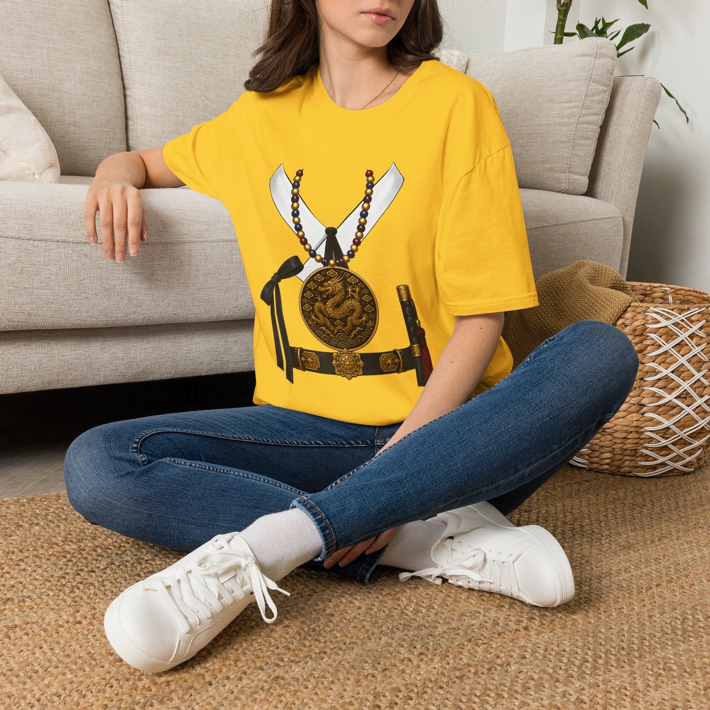 Samurai Armor Chestplate T-Shirt — Kabuto Kabuto Crest Graphic Tee