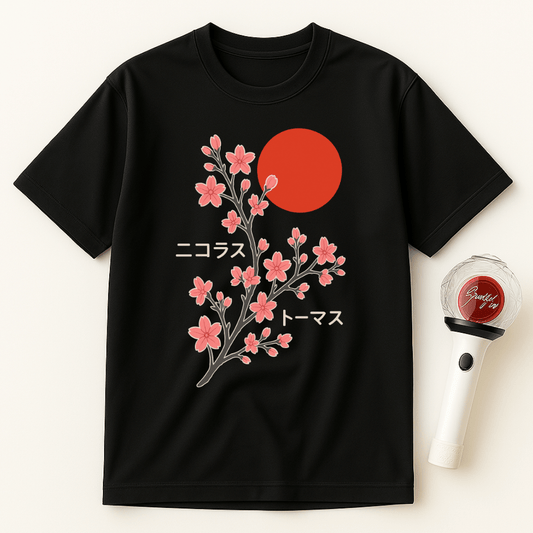 SAKURA RISING SUN UNISEX T-SHIRT