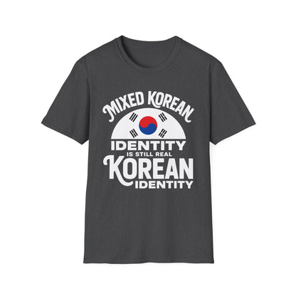 Mixed Korean Identity T-Shirt — Korean Flag Heritage Tee