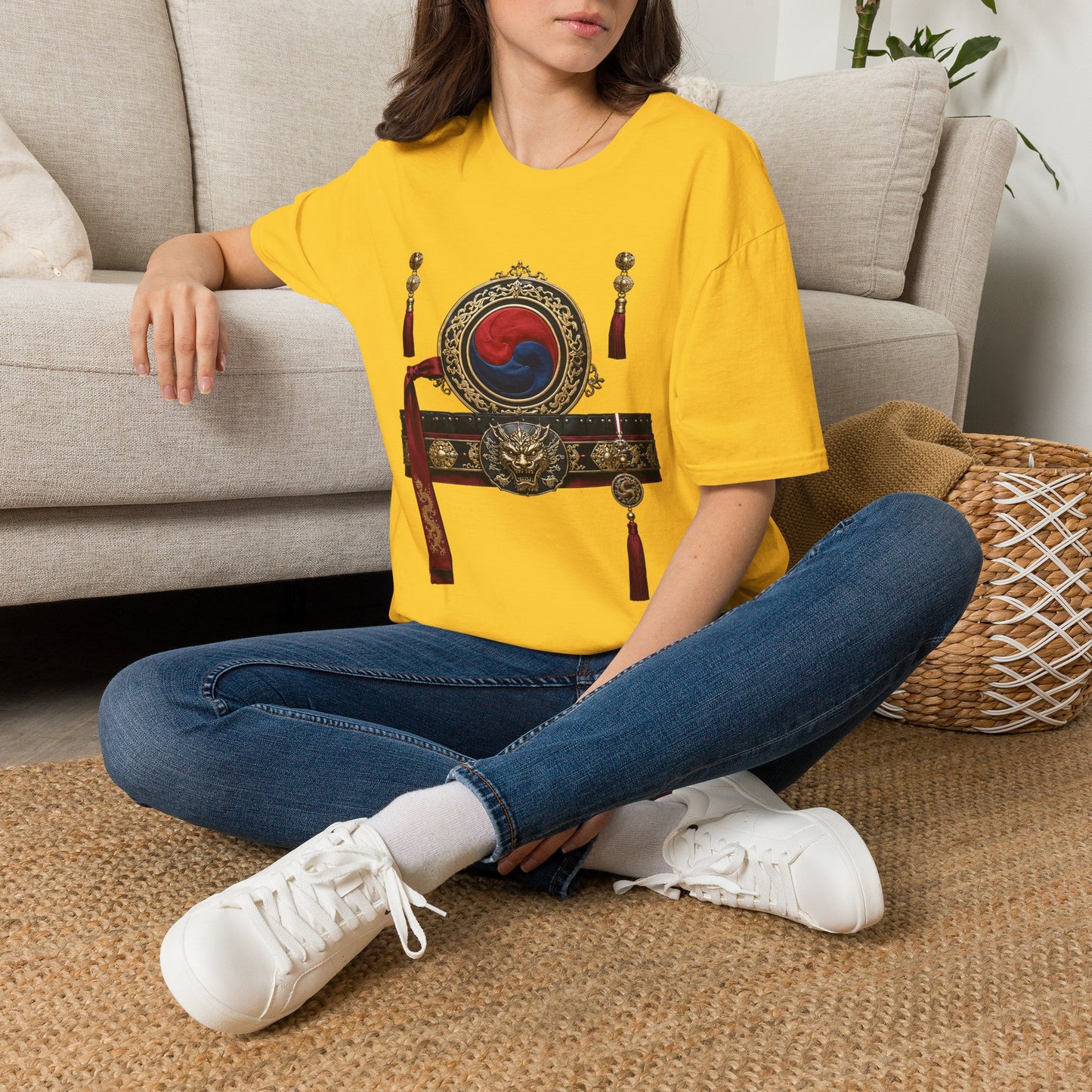 Korean Samulnori Drum T-Shirt — Korean Traditional Percussion Design