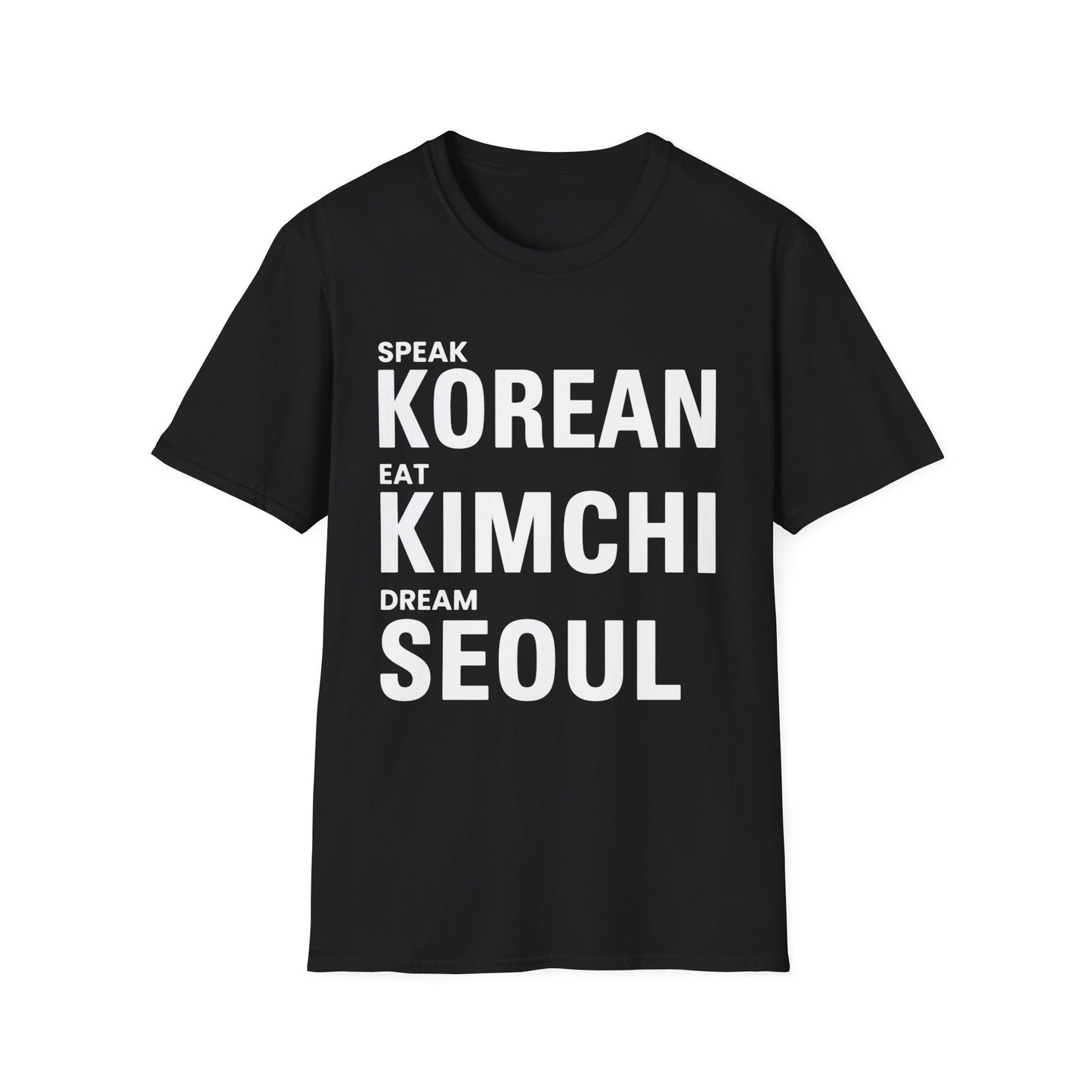 SPEAK KOREAN EAT KIMCHI T-SHIRT