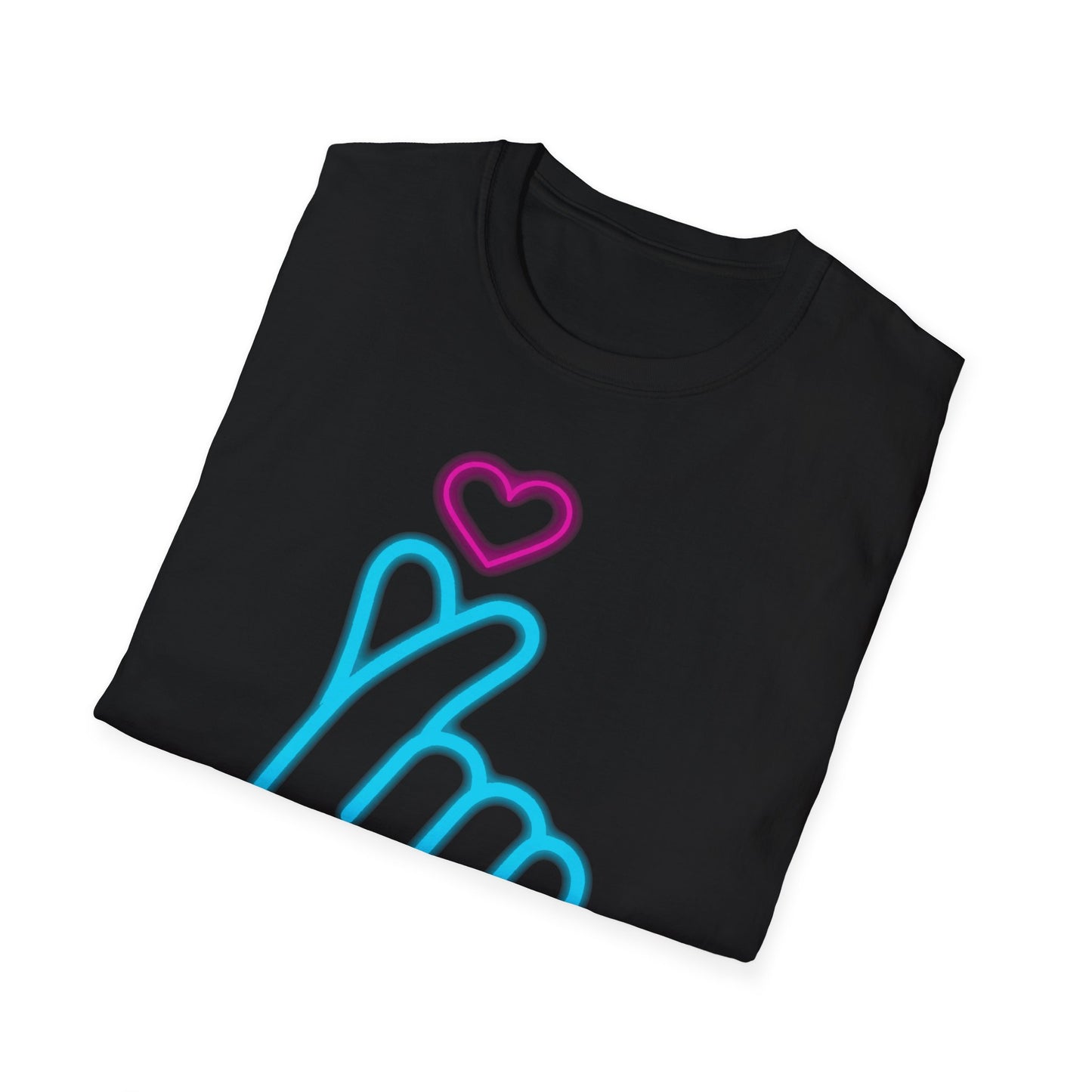 Cute Gesture Graphic T-Shirt, Casual Wear, Gift for Friends, Funny Tee, Birthday Present, Summer Style