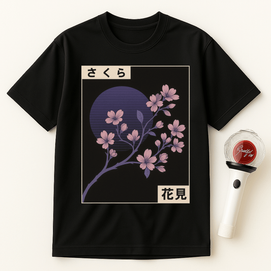 SAKURA NIGHT UNISEX T-SHIRT