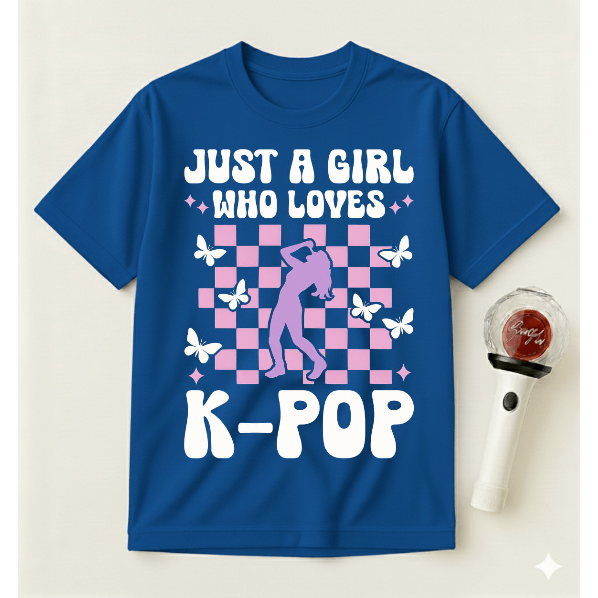 JUST A GIRL WHO LOVES K-POP T-SHIRT