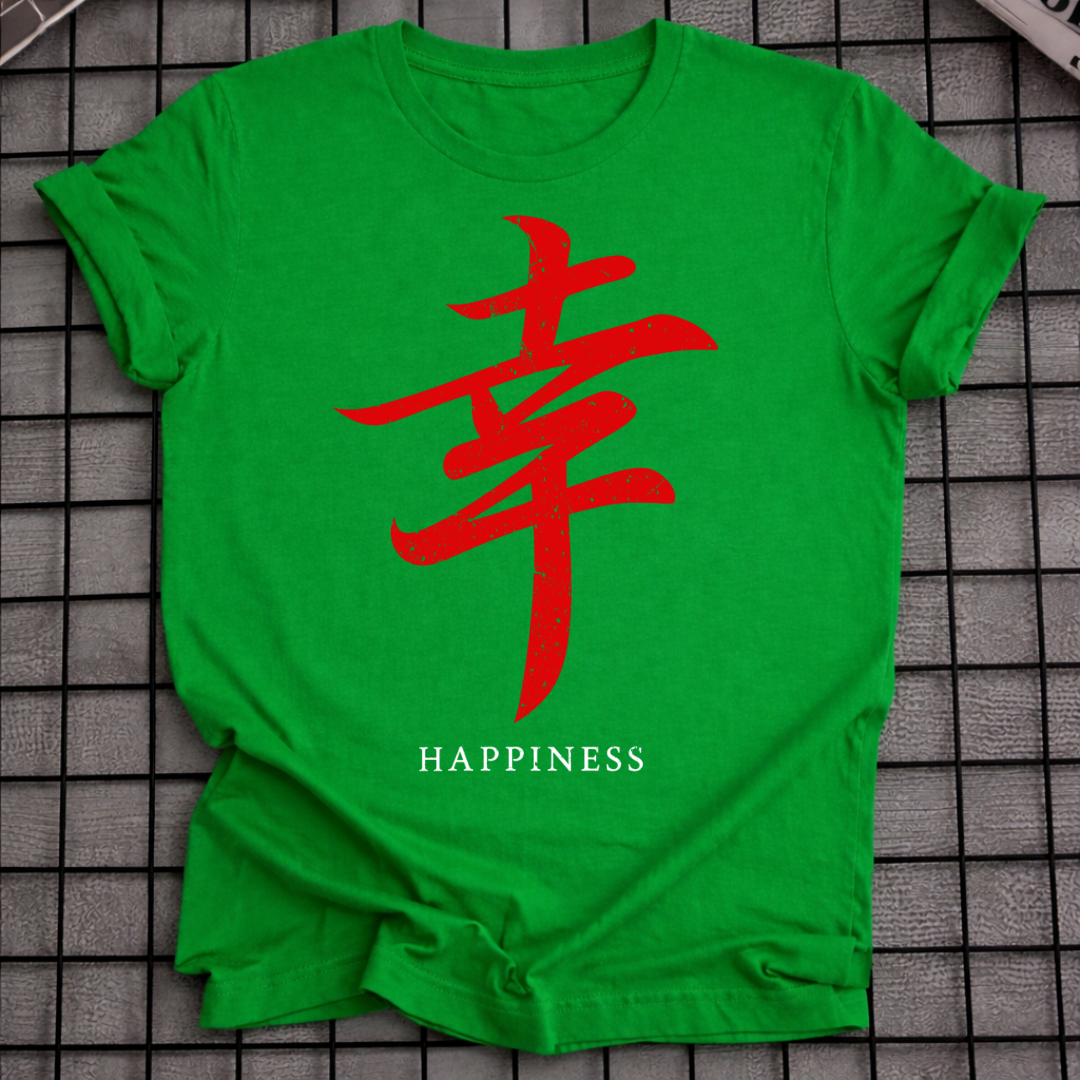 HAPPINESS KANJI T-SHIRT