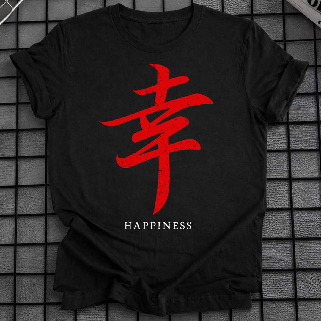 HAPPINESS KANJI T-SHIRT