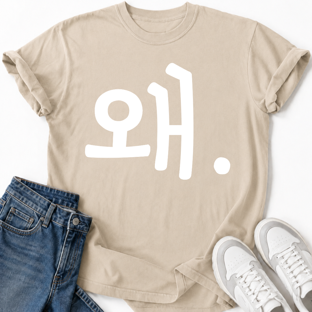 HANGUL WHY T-SHIRT