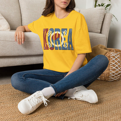 KOREA Flag Graphic T-Shirt — Retro Korean Flag Travel Tee