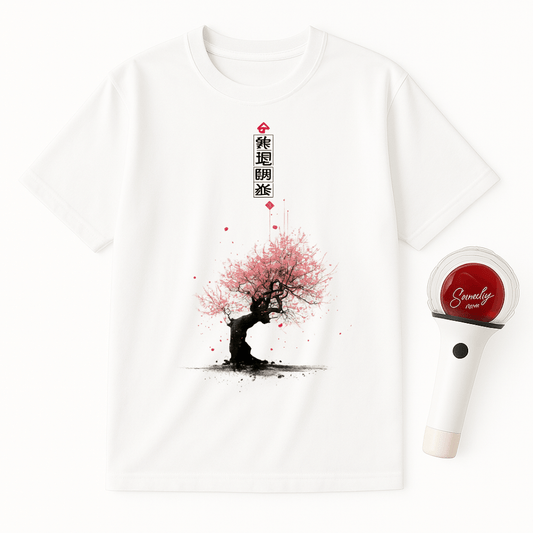 JAPANESE CHERRY BLOSSOM UNISEX T-SHIRT