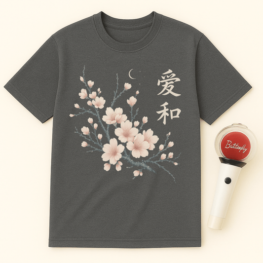 MOONLIT SAKURA UNISEX T-SHIRT
