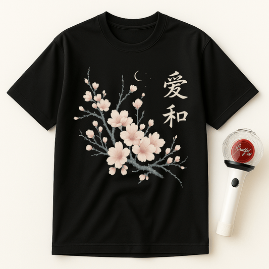 MOONLIT SAKURA UNISEX T-SHIRT