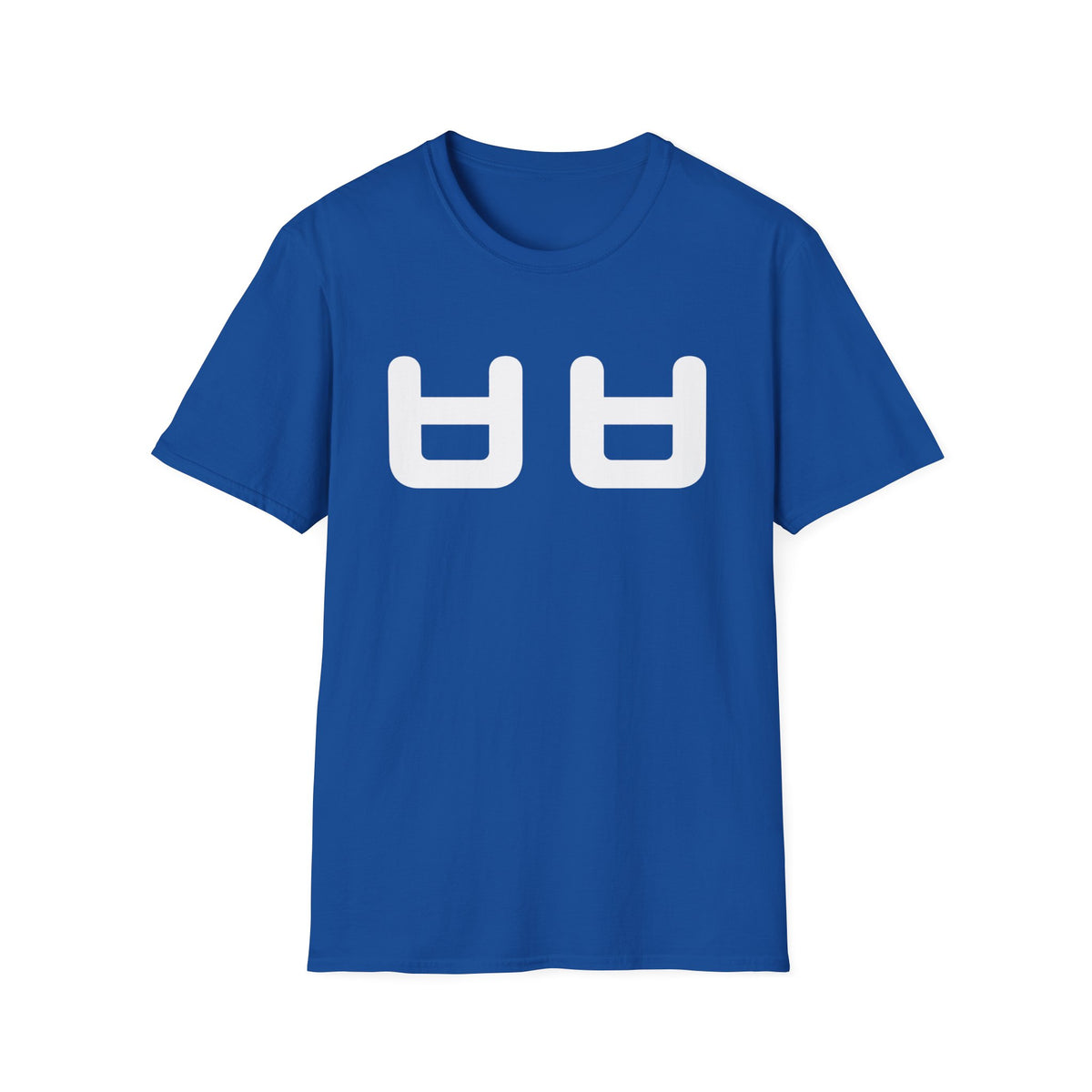 Korean 'ㅂㅂ' Minimal Graphic T‑Shirt — Cute Text Symbol Tee