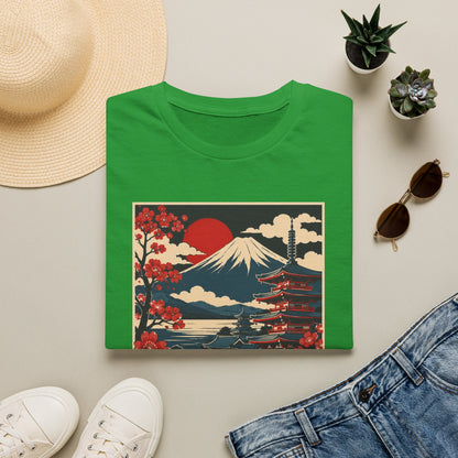 Kyoto Japan Vintage Mount Fuji Tee
