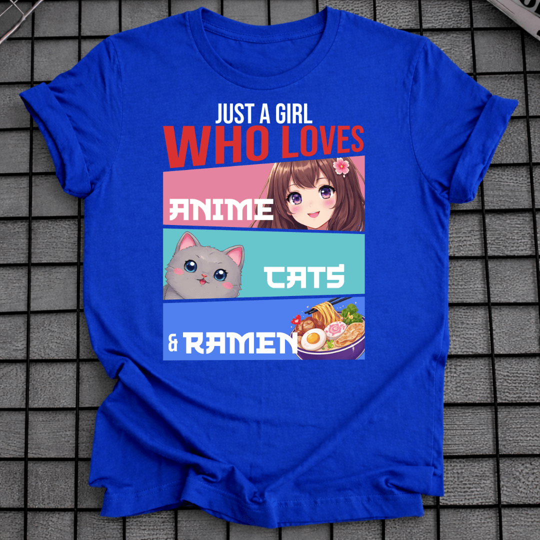ANIME KATZEN & RAMEN T-SHIRT