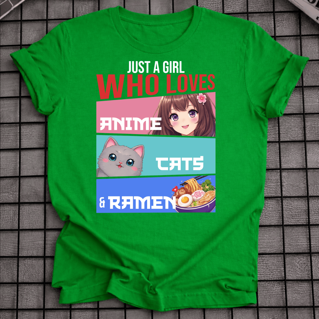 ANIME KATZEN & RAMEN T-SHIRT